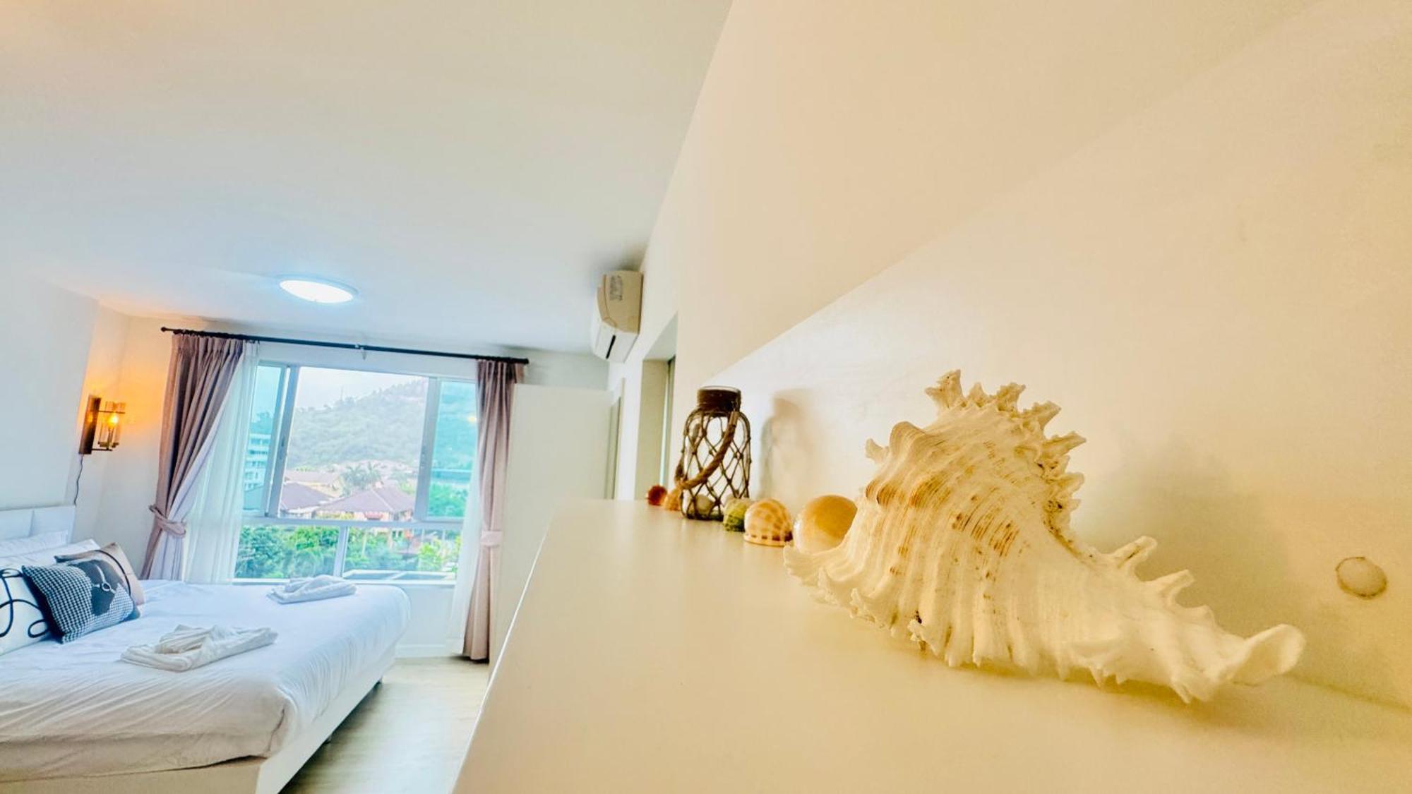 Sea&Mountain View,5 Mins Walk To Famous Beach With King Size Bed HHQ Esterno foto